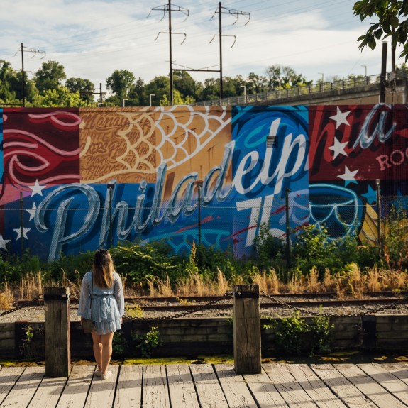 Philadelphia mural in Manayunk